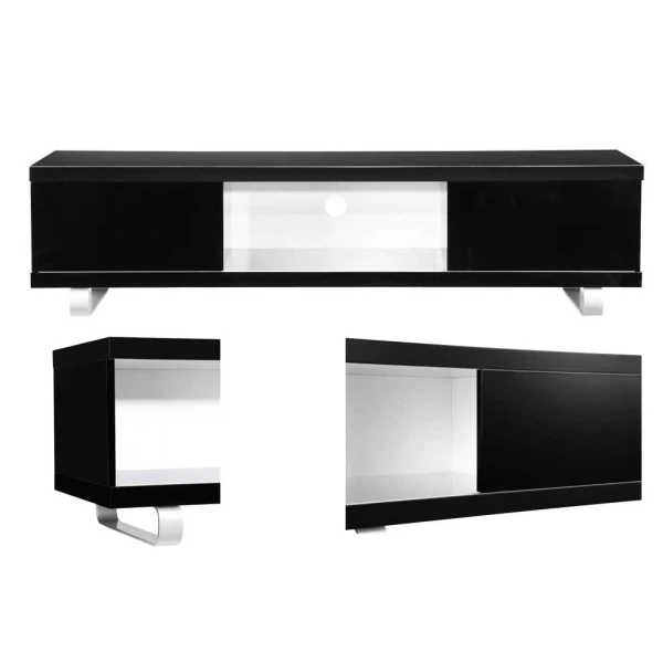 Mueble de tv moderno negro