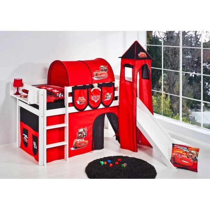 Cama alta infantil Cars