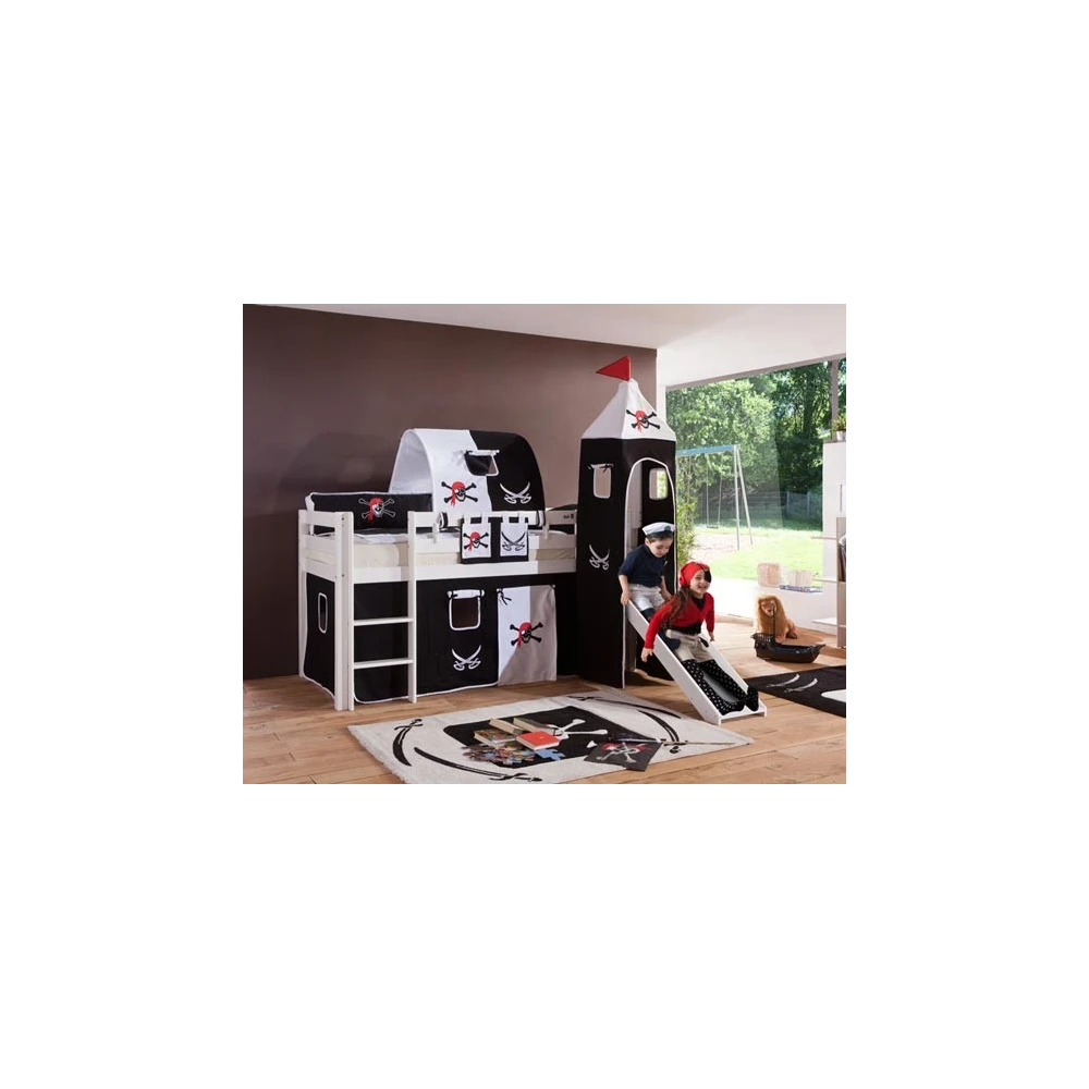 Cama alta infantil Piratas