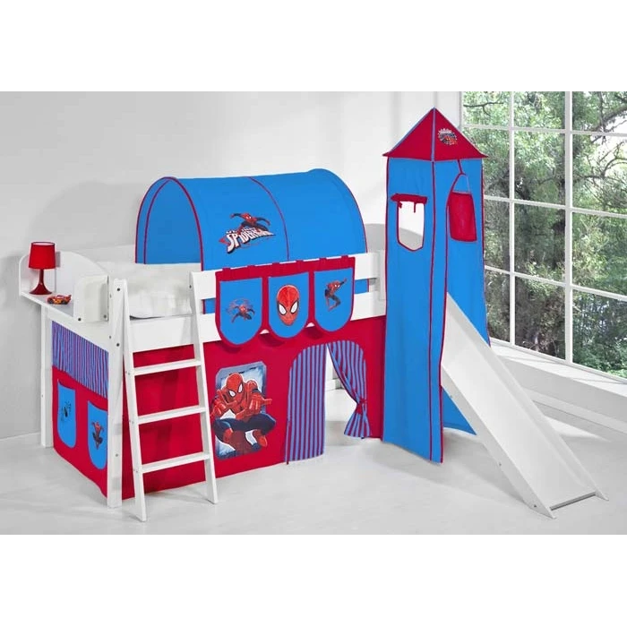 Cama alta tobogán  Spiderman