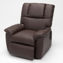 SILLON ELEVABLE ELECTRICO MARRON SHANON