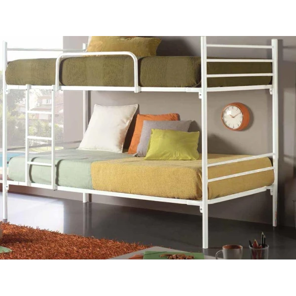 Litera metálica blanca