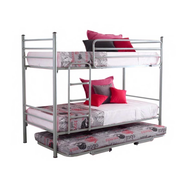 Litera  con cama nido