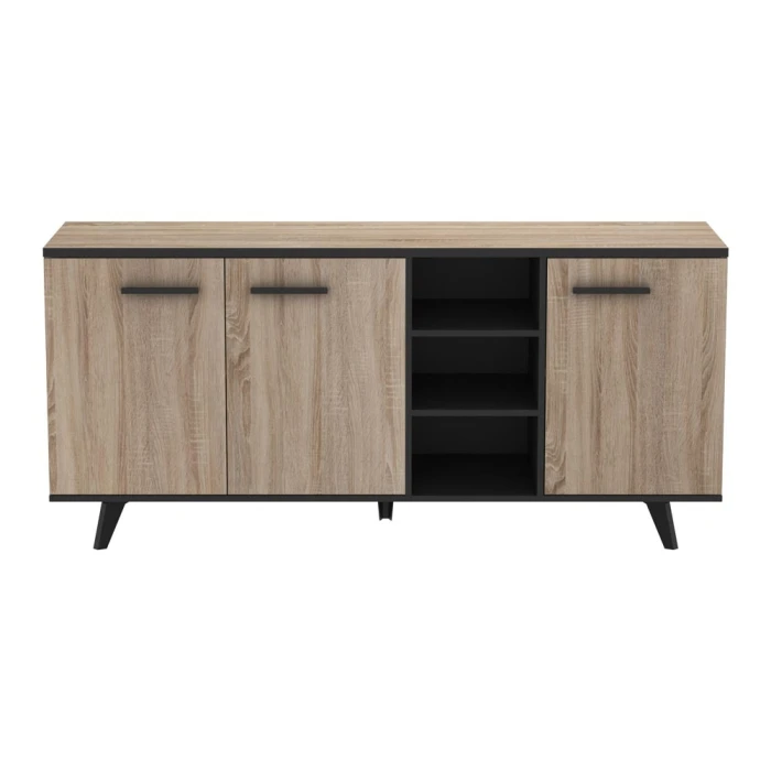 dressoir 3 deuren 2 planken