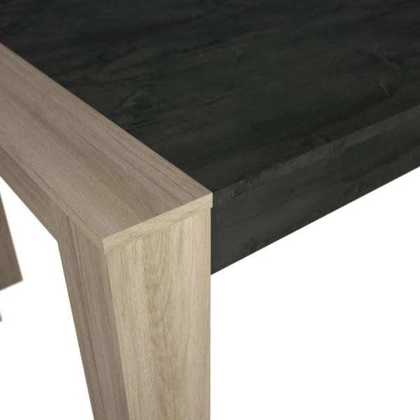 tweekleurige eettafel