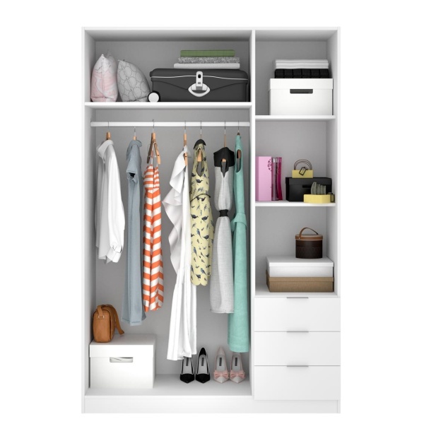  Kledingkast 3 deuren en 3 laden