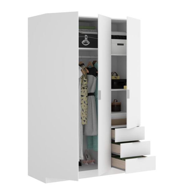  Kledingkast 3 deuren en 3 laden