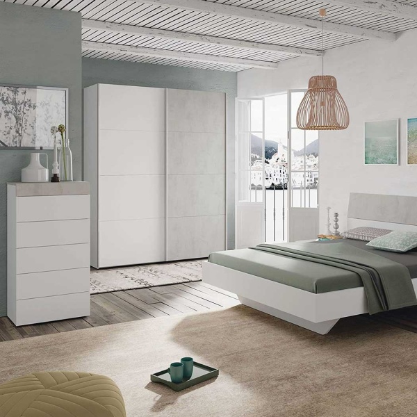  Tweekleurige kledingkast