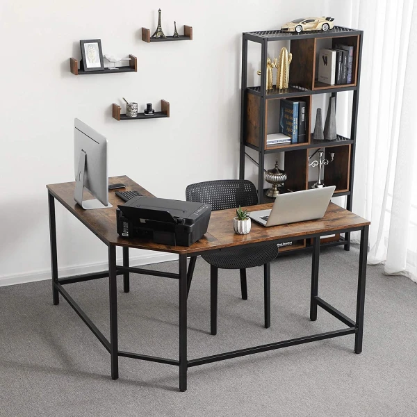 Vasagle L-vormig bureau