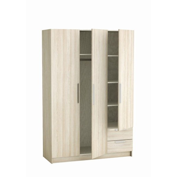 Kast met 3 deuren en 2 laden