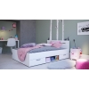 DUBBEL BED MET LADES ALASKA