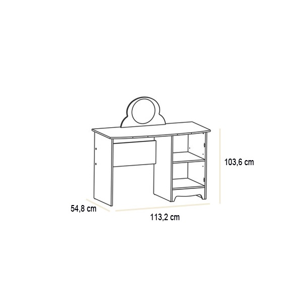 ESCRITORIO INFANTIL ROSE