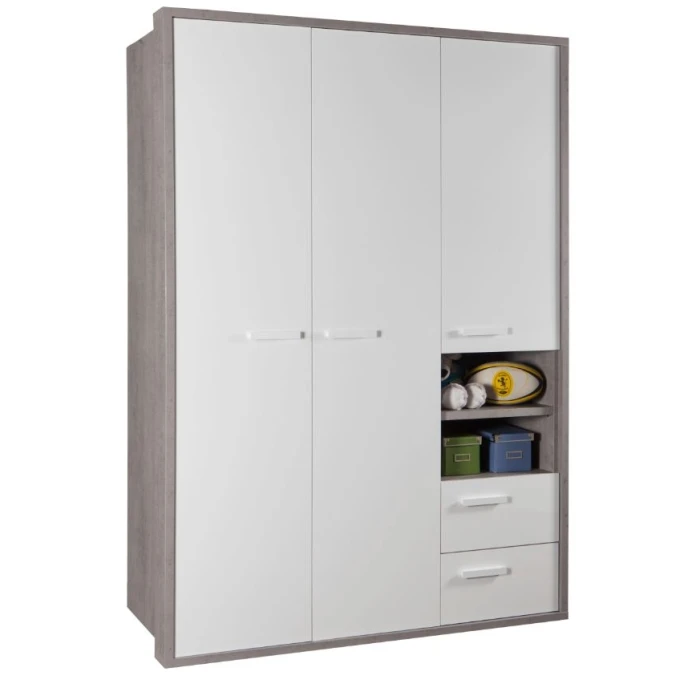 Jeugdgarderobe 3 deuren