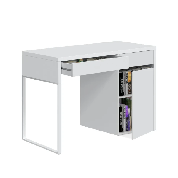 bureau met laden en deur