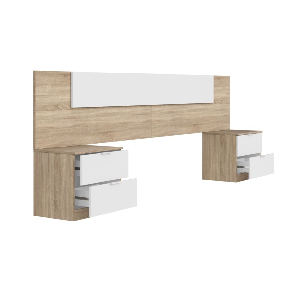 Hoofdbord Met nachtkastjes