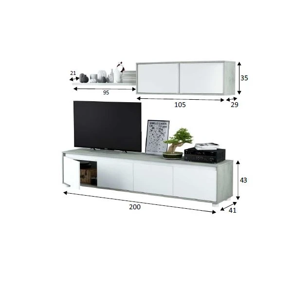 Woonkamer tv-meubelset