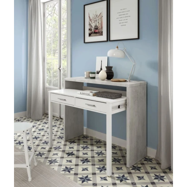 Uitschuifbare bureauconsole