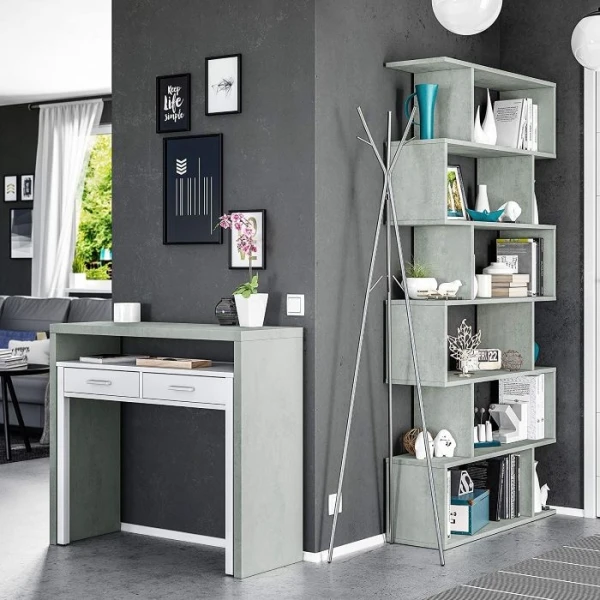 Uitschuifbare bureauconsole