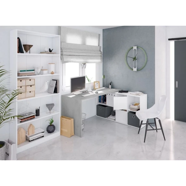 Omkeerbaar bureau met module