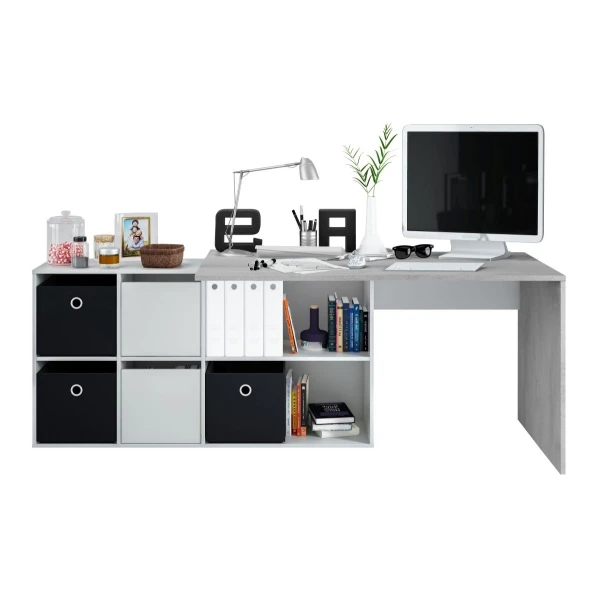 Omkeerbaar bureau met module