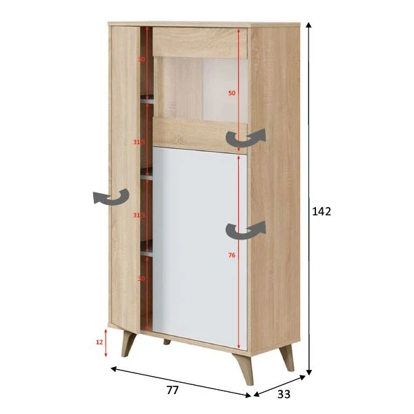 vitrinekast woonkamer