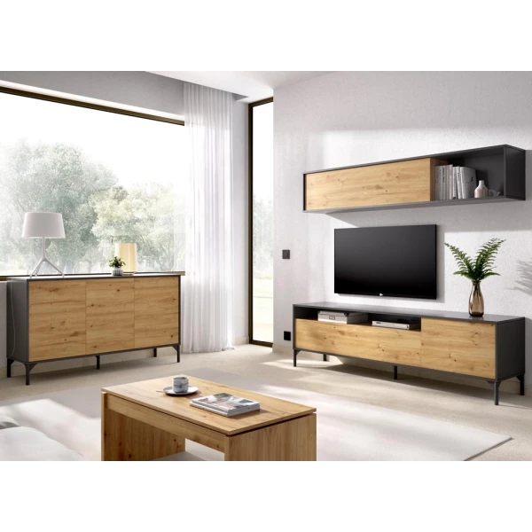 MUEBLE TV CON ESTANTE KALMA