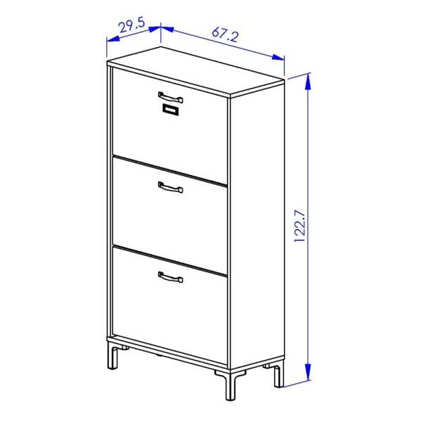 Meubel met schoenenrek