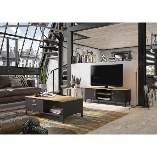 Woonkamermeubel in industriële stijl