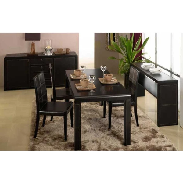 Mesa de comedor de madera maciza