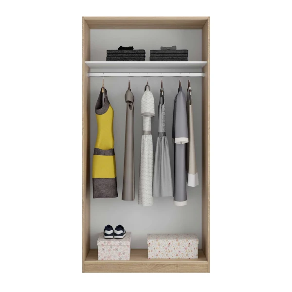 Natuurlijke houten kast