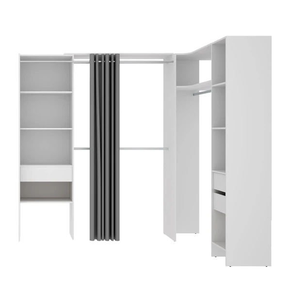 Witte garderobe