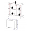 Wit dressoir 90 cm