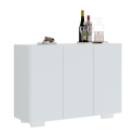 DRESSOIR 3 DEUREN WIT CORAL