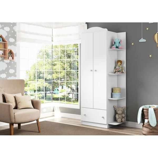 Kinderkast met rekken