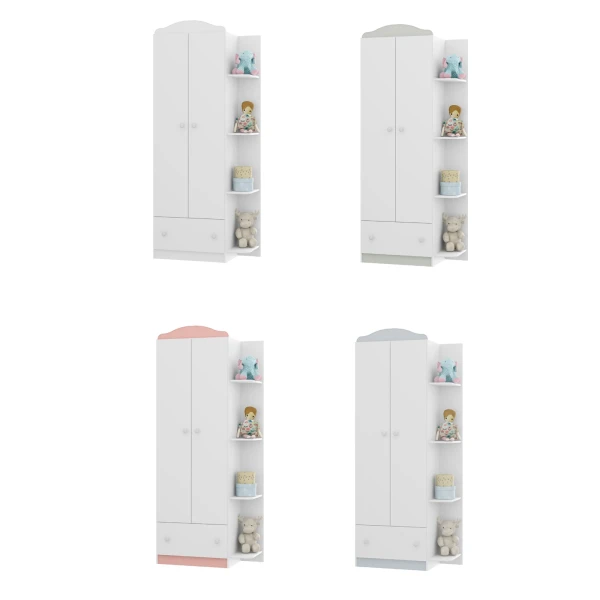 Kinderkast met rekken