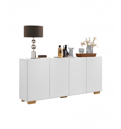 Wit dressoir met 4 deuren