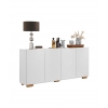 Wit dressoir met 4 deuren
