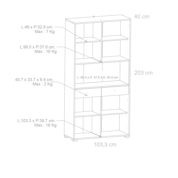 MUEBLE ALACENA KAIXIN