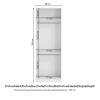 VESTIDOR DOBLE BARRA 80 CM PICOLO