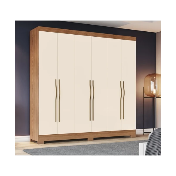 ARMARIO 6 PUERTAS BICOLOR WILSOR