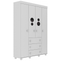ROUPEIRO INFANTIL BRANCO BUBBLES