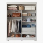 Interieur kledingkast met lades Bayron met planken, kledingstang en lades